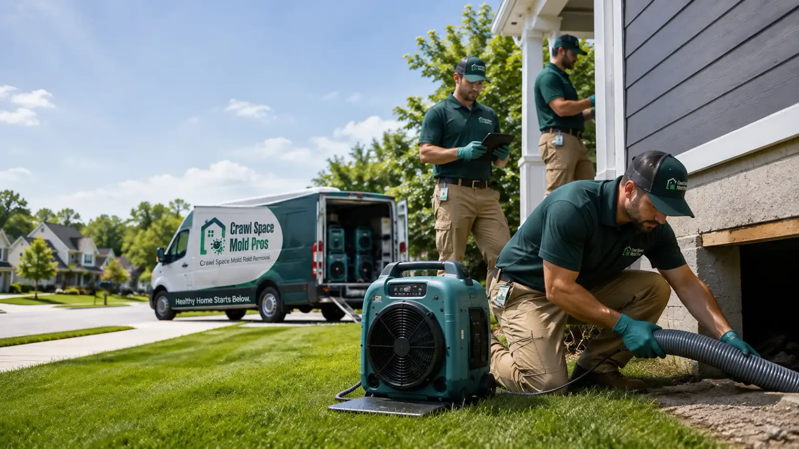 Crawl Space Mold Removal in Warren, OH